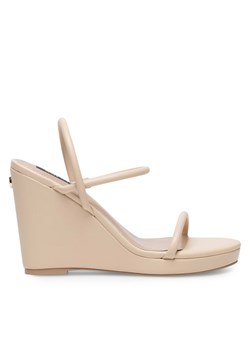 Nine West Sandały WFA2624-1 Beżowy ze sklepu MODIVO w kategorii Sandały damskie - zdjęcie 181179516