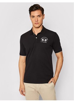 La Martina Polo CCMP01 PK001 Czarny Regular Fit ze sklepu MODIVO w kategorii T-shirty męskie - zdjęcie 181179686