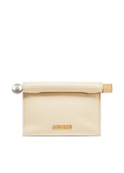 JACQUEMUS Torebka La Petite Pochette Rond C 241BA392-3171 Écru ze sklepu MODIVO w kategorii Kopertówki - zdjęcie 181179769