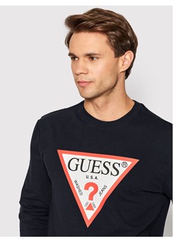 Guess Bluza M2YQ37 K6ZS1 Granatowy Slim Fit ze sklepu MODIVO w kategorii Bluzy męskie - zdjęcie 181179798