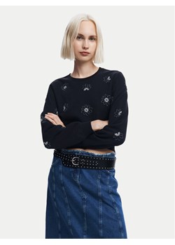 Desigual Bluza Joya 24WWSK32 Czarny Regular Fit ze sklepu MODIVO w kategorii Bluzy damskie - zdjęcie 181179826