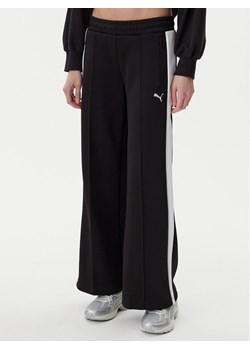 Puma Spodnie dresowe T7 629803 Czarny Wide Leg - id: 0000304577208 - marki Puma - 181179829 Puma Spodnie dresowe T7 629803 Czarny Wide Leg ze sklepu MODIVO w kategorii Spodnie damskie - zdjęcie 181179829