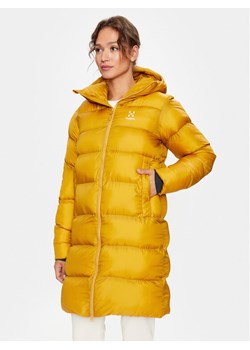 Haglöfs Kurtka zimowa Long Mimic 605413 Żółty Regular Fit ze sklepu MODIVO w kategorii Kurtki damskie - zdjęcie 181179849
