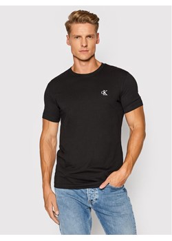 Calvin Klein Jeans T-Shirt Tee Shirt Essential J30J314544 Czarny Slim Fit ze sklepu MODIVO w kategorii T-shirty męskie - zdjęcie 181179896