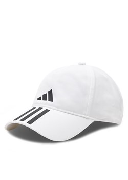 adidas Czapka z daszkiem 3-Stripes AEROREADY Running Training Baseball Cap HT2043 Biały ze sklepu MODIVO w kategorii Czapki z daszkiem męskie - zdjęcie 181179996