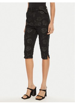 ROTATE Spodnie capri 113305 Czarny Skinny Fit ze sklepu MODIVO w kategorii Spodnie damskie - zdjęcie 181180009