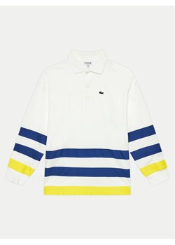 Lacoste Polo DJ7727 Biały Regular Fit ze sklepu MODIVO w kategorii T-shirty chłopięce - zdjęcie 181180099
