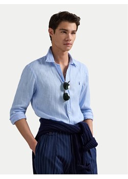 Polo Ralph Lauren Koszula 710968915008 Błękitny Slim Fit ze sklepu MODIVO w kategorii Koszule męskie - zdjęcie 181180248
