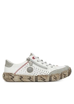 Rieker Sneakersy L0355-80 Biały - id: 2230078381352 - marki Rieker - 181180446 Rieker Sneakersy L0355-80 Biały ze sklepu MODIVO w kategorii Buty sportowe damskie - zdjęcie 181180446