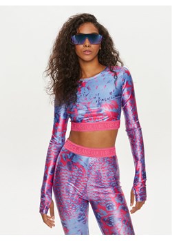 Versace Jeans Couture Bluzka 76HAH218 Kolorowy Slim Fit ze sklepu MODIVO w kategorii Bluzki damskie - zdjęcie 181180468