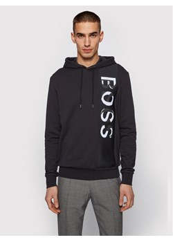 Boss Bluza Seeger 47 50449164 Czarny Regular Fit ze sklepu MODIVO w kategorii Bluzy męskie - zdjęcie 181180539