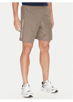 Under Armour Szorty sportowe Ua Woven Wdmk Shorts 1383356 Zielony Regular Fit ze sklepu MODIVO w kategorii Spodenki męskie - zdjęcie 181180615