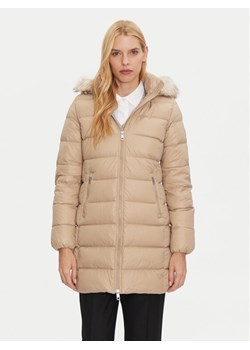 Tommy Hilfiger Kurtka puchowa WW0WW43122 Beżowy Regular Fit ze sklepu MODIVO w kategorii Kurtki damskie - zdjęcie 181180719
