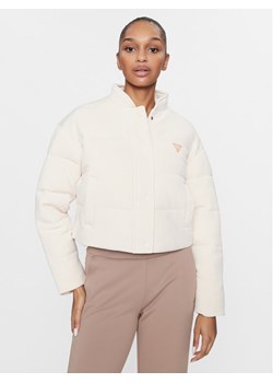 Guess Kurtka puchowa V3BL00 KBC00 Écru Regular Fit ze sklepu MODIVO w kategorii Kurtki damskie - zdjęcie 181180768