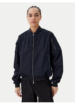 Save The Duck Kurtka bomber D32105W TWIL20 Granatowy Oversize ze sklepu MODIVO w kategorii Kurtki damskie - zdjęcie 181180769