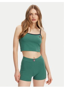 Fila Top Lissey FAW1028 Zielony Cropped Fit ze sklepu MODIVO w kategorii Bluzki damskie - zdjęcie 181180788