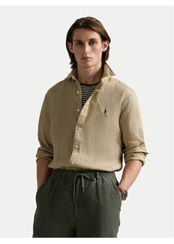 Polo Ralph Lauren Koszula 710968915003 Beżowy Slim Fit ze sklepu MODIVO w kategorii Koszule męskie - zdjęcie 181180917