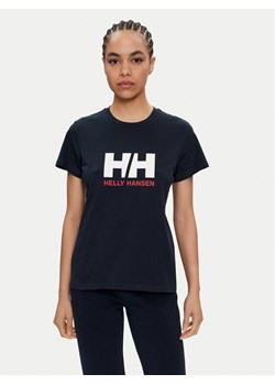 Helly Hansen T-Shirt W Hh Logo T-Shirt 2.0 34465 Granatowy Regular Fit ze sklepu MODIVO w kategorii Bluzki damskie - zdjęcie 181180945