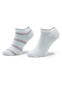 Tommy Hilfiger Zestaw 2 par niskich skarpet damskich 701223804 Biały ze sklepu MODIVO w kategorii Skarpetki damskie - zdjęcie 181180959