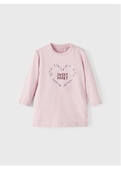 NAME IT Bluzka 13206931 Różowy Regular Fit ze sklepu MODIVO w kategorii Kaftaniki i bluzki - zdjęcie 181180976