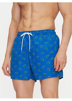 Lacoste Szorty kąpielowe MH7188 Niebieski Regular Fit ze sklepu MODIVO w kategorii Kąpielówki - zdjęcie 181180999