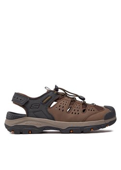 Skechers Sandały Tresmen-Menard 205113/BRBK Brązowy ze sklepu MODIVO w kategorii Sandały męskie - zdjęcie 181181085