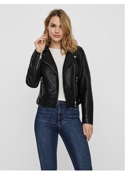 Vero Moda Kurtka z imitacji skóry Kerri 10228728 Czarny Regular Fit ze sklepu MODIVO w kategorii Kurtki damskie - zdjęcie 181181208