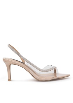 Nine West Sandały JF2086-1 Beżowy ze sklepu MODIVO w kategorii Sandały damskie - zdjęcie 181181269