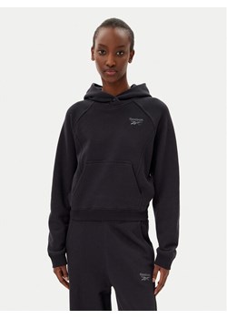 Reebok Bluza Icon Elements 100214101 Czarny Regular Fit ze sklepu MODIVO w kategorii Bluzy damskie - zdjęcie 181181338