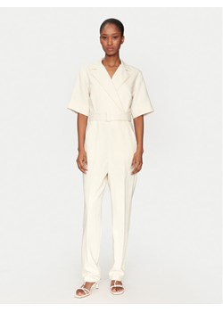 Marella Kombinezon Banana 2513241011 Biały Slim Fit ze sklepu MODIVO w kategorii Kombinezony damskie - zdjęcie 181181397