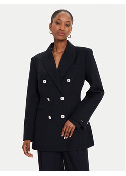 Tommy Hilfiger Marynarka WW0WW42245 Granatowy Slim Fit ze sklepu MODIVO w kategorii Marynarki damskie - zdjęcie 181181429