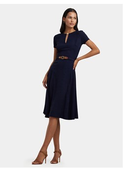 Lauren Ralph Lauren Sukienka codzienna 250909382002 Granatowy Regular Fit ze sklepu MODIVO w kategorii Sukienki - zdjęcie 181181495