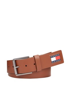 Tommy Jeans Pasek Męski Tjm Flag Leather 4.0 AM0AM12340 Brązowy ze sklepu MODIVO w kategorii Paski męskie - zdjęcie 181181496