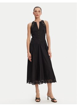 TWINSET Sukienka koktajlowa 251TT2090 Czarny Regular Fit ze sklepu MODIVO w kategorii Sukienki - zdjęcie 181181509