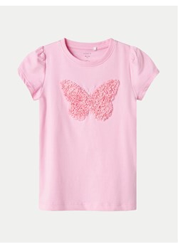 NAME IT T-Shirt Detsi 13240994 Różowy Regular Fit ze sklepu MODIVO w kategorii Bluzki dziewczęce - zdjęcie 181181599