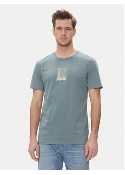 Calvin Klein Jeans T-Shirt Brush Stroke J30J327522 Zielony Regular Fit ze sklepu MODIVO w kategorii T-shirty męskie - zdjęcie 181181976