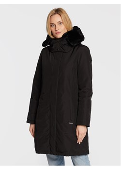 Woolrich Kurtka puchowa Bow Bridge CFWWOU0551FRUT0001 Czarny Regular Fit ze sklepu MODIVO w kategorii Kurtki damskie - zdjęcie 181182005