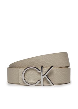 Calvin Klein Pasek Damski K60K611904 Beżowy ze sklepu MODIVO w kategorii Paski damskie - zdjęcie 181182115