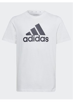 adidas T-Shirt Essentials Big Logo Cotton T-Shirt IB1670 Biały Regular Fit ze sklepu MODIVO w kategorii T-shirty chłopięce - zdjęcie 181182146