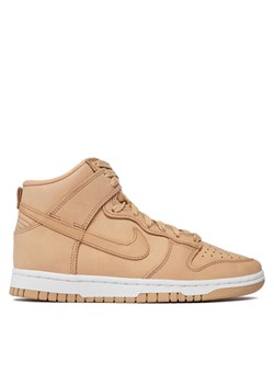 Nike Sneakersy Dunk High Prm Mf DX2044 201 Beżowy ze sklepu MODIVO w kategorii Buty sportowe damskie - zdjęcie 181182155