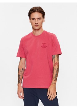 Aeronautica Militare T-Shirt 232TS2129J609 Różowy Regular Fit ze sklepu MODIVO w kategorii T-shirty męskie - zdjęcie 181182258