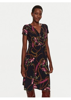 Lauren Ralph Lauren Sukienka koktajlowa 250946815001 Granatowy Regular Fit ze sklepu MODIVO w kategorii Sukienki - zdjęcie 181182275