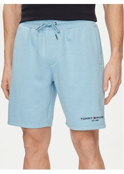 Tommy Hilfiger Szorty sportowe Logo MW0MW34201 Błękitny Regular Fit ze sklepu MODIVO w kategorii Spodenki męskie - zdjęcie 181182278