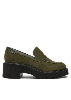 Camper Loafersy Milah K201425-021 Zielony ze sklepu MODIVO w kategorii Lordsy damskie - zdjęcie 181182375