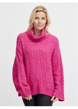 Fransa Golf 20612718 Różowy Relaxed Fit ze sklepu MODIVO w kategorii Swetry damskie - zdjęcie 181182405