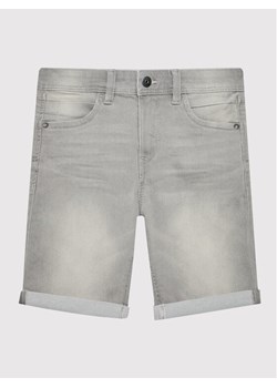 NAME IT Szorty jeansowe 13150022 Szary Slim Fit ze sklepu MODIVO w kategorii Spodenki chłopięce - zdjęcie 181182528