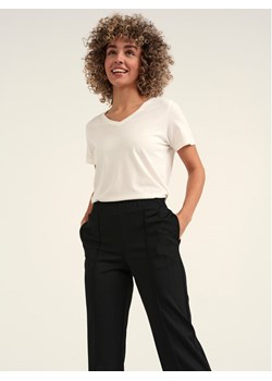 Cream Spodnie materiałowe CRRumpa 10611089 Czarny Straight Fit ze sklepu MODIVO w kategorii Spodnie damskie - zdjęcie 181182549