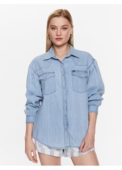 Lee Koszula Western L51JCLB01 112333211 Niebieski Regular Fit ze sklepu MODIVO w kategorii Koszule damskie - zdjęcie 181182615