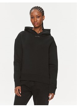Calvin Klein Bluza Metallic Micro Logo K20K206960 Czarny Relaxed Fit ze sklepu MODIVO w kategorii Bluzy damskie - zdjęcie 181182658
