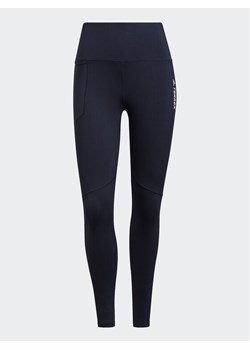 adidas Legginsy Terrex Multi GU8937 Granatowy Slim Fit ze sklepu MODIVO w kategorii Spodnie damskie - zdjęcie 181182708